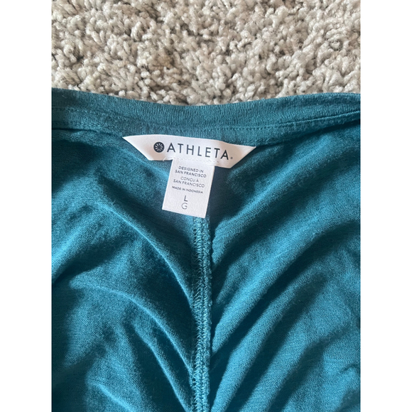 Women's Athleta Blue Tank Top L - Picture 2 of 4